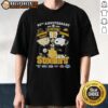 Alt Text: Hot Charlie Brown and Snoopy Super Bowl 93rd Anniversary T-Shirt featuring Pittsburgh Steelers football skyline design.