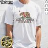 Alt Text: Vintage Hot Cienega High School California Bear T-Shirt featuring California Republic wordplay design.