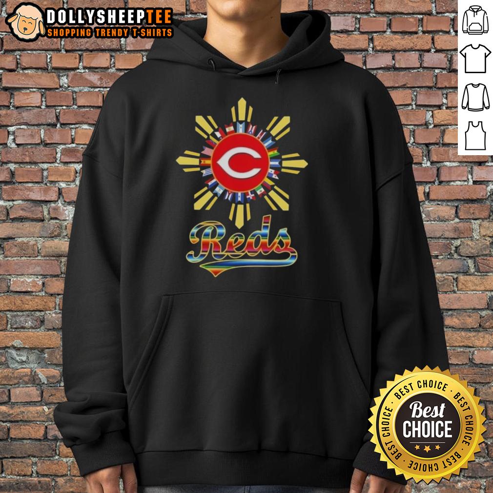 Hot Cincinnati Reds X Hispanic Hoodie Hot Cincinnati Reds X Hispanic hoodie featuring vibrant colors and stylish design, perfect for fans and fashion enthusiasts.