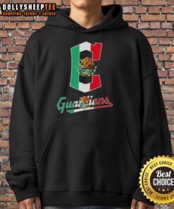 Hot Cleveland Guardians baseball hoodie featuring vibrant Mexican flag design, perfect for fans and stylish outfits.