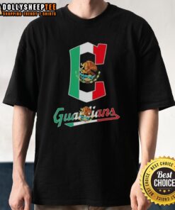 Hot Cleveland Guardians Baseball T-Shirt featuring the Mexican flag design, perfect for fans and baseball enthusiasts.