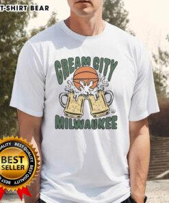 Hot Cream City Milwaukee T-Shirt featuring vibrant design and soft fabric, perfect for showcasing your love for Milwaukee.