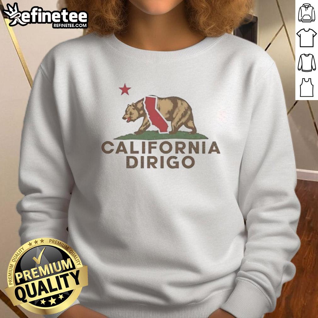 hot-dirigo-california-bear-california-republic-wordplay-vintage-sweatshirt Hot Dirigo California Bear vintage sweatshirt featuring California Republic wordplay design in a stylish look.