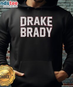 Hot Drake Maye and Tom Brady hoodie featuring stylish design and vibrant colors, perfect for sports fans.
