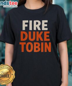 Hot Fire Duke Tobin Ladies Tee featuring a stylish design, perfect for fans of Duke Tobin and comfortable casual wear.