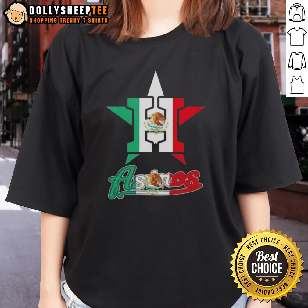Hot Houston Astros Baseball X Mexican Flag Ladies Tee Hot Houston Astros baseball ladies tee featuring a vibrant Mexican flag design, perfect for fans and style enthusiasts.