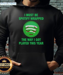 Cozy 'Hot I Must Be Wrapped The Way I Got Played This Year Hoodie' in stylish design, perfect for casual wear.