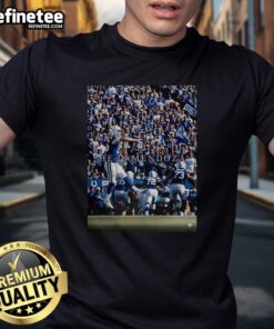 Alt Text: Hot Indianapolis Colts He Is Mendoza T-Shirt featuring bold graphics and team colors, perfect for Colts fans.