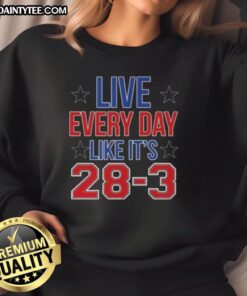 Hot Live Everyday Like It's 28/3 High Quality Sweatshirt in vibrant colors, perfect for casual wear and style.