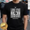 Hot Lone Star Showdown T-Shirt featuring Texas Longhorns vs Texas A&M Aggies Hook 'Em Horns design for 2025.