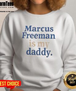 Cozy 'Hot Marcus Freeman Is My Daddy' sweatshirt in vibrant colors, perfect for fans and stylish casual wear.
