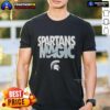 Alt Text: Hot Michigan State Spartans Football Nike logo t-shirt featuring Spartans Magic design for fans and players.