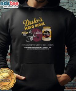 Hot Mississippi State Bulldogs 2026 Dukes Mayo Bowl hoodie in maroon, perfect for fans celebrating the bowl game.