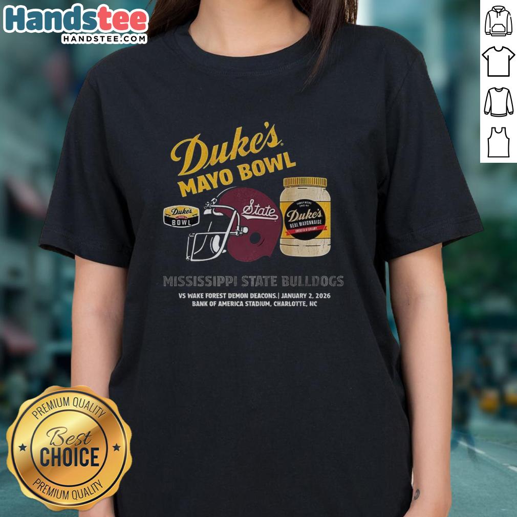 hot-mississippi-state-bulldogs-2026-dukes-mayo-bowl-ladies-tee Hot Mississippi State Bulldogs 2026 Dukes Mayo Bowl ladies tee featuring team logo and vibrant colors for game day style.
