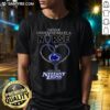 Hot Penn State Nittany Lions heart t-shirt for nurses who love football, showcasing team spirit and dedication.