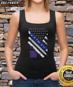 Hot New York Giants football tank top featuring American flag design, perfect for fans and summer wear.