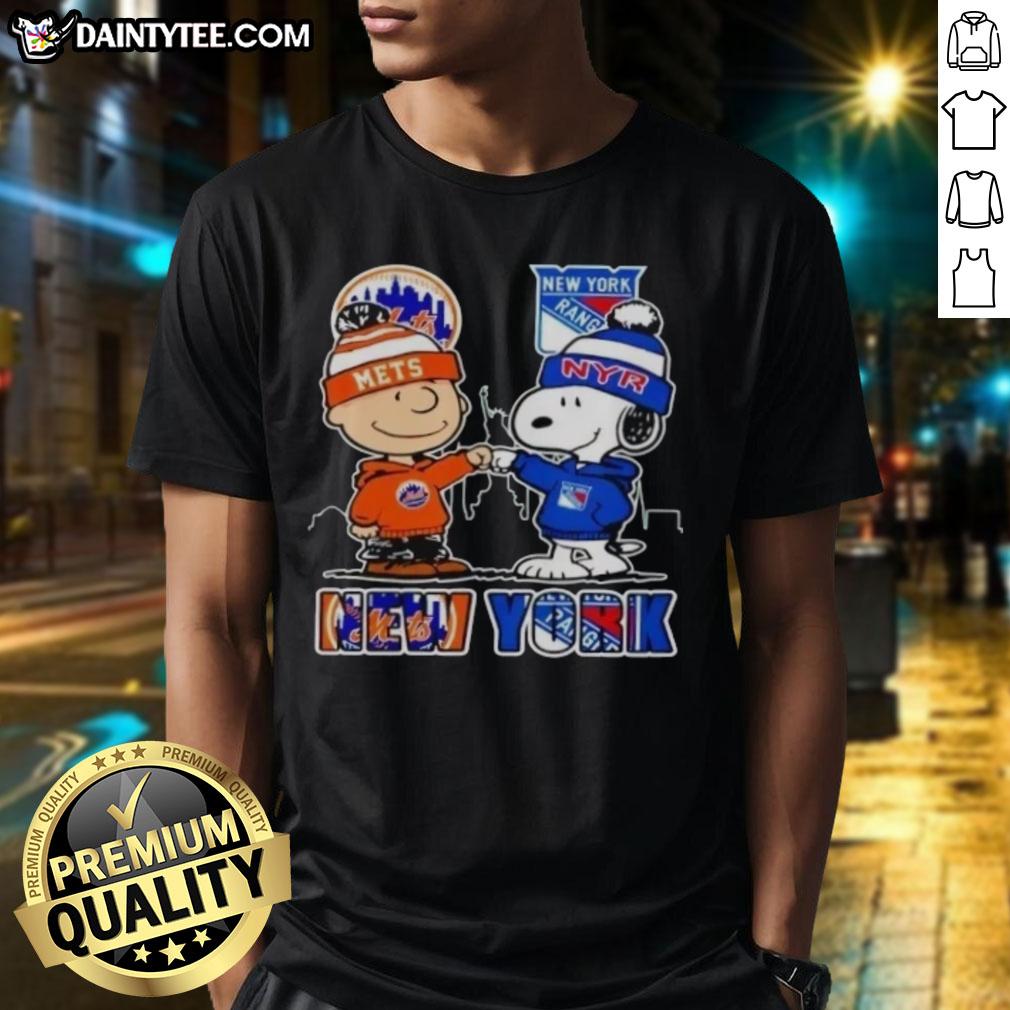 hot-new-york-mets-new-york-rangers-snoopy-t-shirt-1 Hot New York Mets New York Rangers Snoopy T-Shirt featuring vibrant graphics of Snoopy in team colors for sports fans.