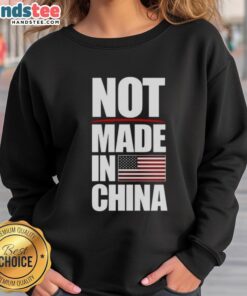 Stylish Hot Not Made in China Sweatshirt in vibrant colors, perfect for trendy casual wear and expressing individuality.