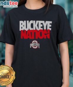 Hot Ohio State Buckeyes Nike logo ladies tee showcasing team spirit and style for Buckeye Nation fans.