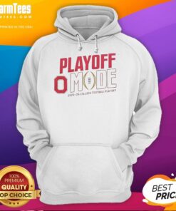 Ohio State Buckeyes CFP 2025-2026 Playoff Mode Logo Hoodie featuring bold team colors and iconic logo design.