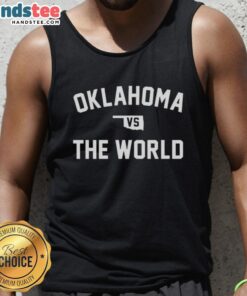 Stylish Hot Oklahoma Vs The World Tank Top showcased on a mannequin, perfect for casual summer outfits.