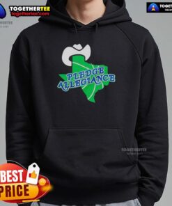 Hot Pledge Allegiance Dallas Mavericks basketball hoodie featuring team colors and logo for fans and athletes.