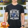 Hot Rice Owls Football 2026 Armed Forces Bowl Fort Worth helmet t-shirt showcasing team pride and game day spirit.