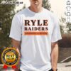Alt Text: Hot Ryle Raiders Swimming & Diving T-Shirt featuring vibrant team colors and logo for swim enthusiasts.
