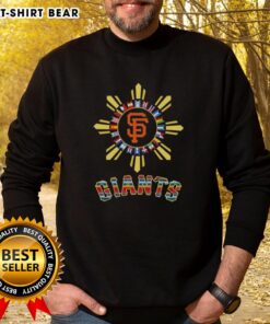 Hot San Francisco Giants X Hispanic sweatshirt featuring vibrant colors and a stylish design for fans.