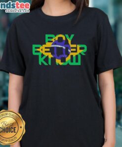 Alt Text: Hot Skepta Boy Better Know Brazil Flag Ladies Tee featuring vibrant colors and stylish design for fans.