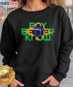 Hot Skepta Boy Better Know sweatshirt featuring the Brazil flag, perfect for fans of UK rap and streetwear style.