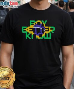 Alt Text: Hot Skepta Boy Better Know Brazil Flag T-Shirt featuring vibrant design and bold colors, perfect for music fans.
