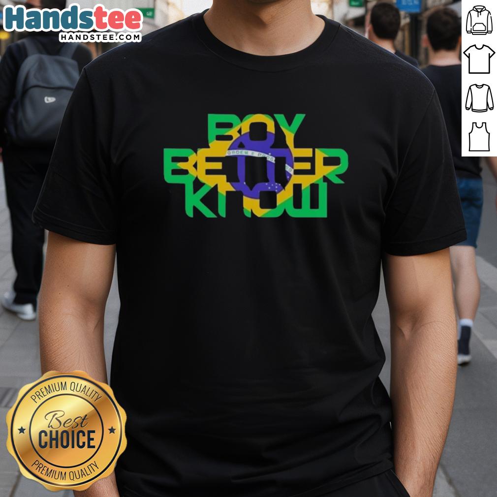 hot-skepta-boy-better-know-brazil-flag-t-shirt Alt Text: Hot Skepta Boy Better Know Brazil Flag T-Shirt featuring vibrant design and bold colors, perfect for music fans.