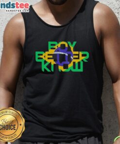 Alt Text: Hot Skepta Boy Better Know tank top featuring Brazil flag design, perfect for summer streetwear style.