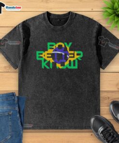 Hot Skepta Boy Better Know Brazil Flag Washed T-Shirt featuring vibrant Brazilian flag design and trendy casual style.