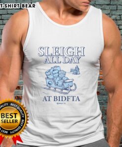 Hot Sleigh All Day with BidFTA Tank Top featuring a festive design, perfect for holiday celebrations and casual wear.