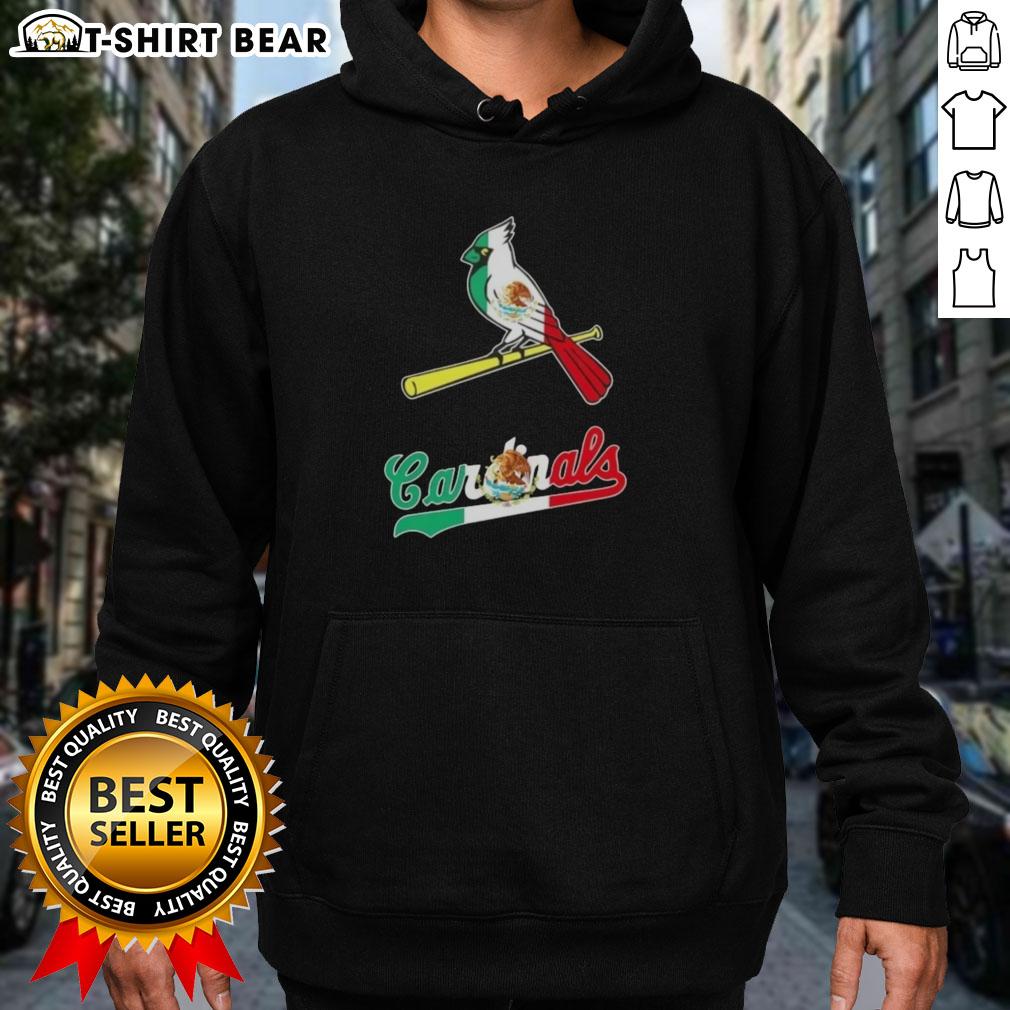 Hot St.Louis Cardinals Baseball X Mexican Flag Hoodie Stylish Hot St. Louis Cardinals baseball hoodie featuring a vibrant Mexican flag design, perfect for fans and fashion lovers.