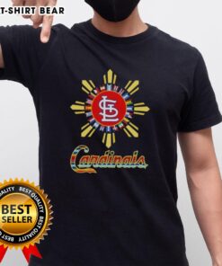 Hot St. Louis Cardinals X Hispanic T-Shirt featuring vibrant design, perfect for fans celebrating culture and baseball.