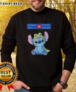 Hot Stitch Cosplay Crocodile X Canada Post Sweatshirt featuring unique design and vibrant colors for cosplay enthusiasts.