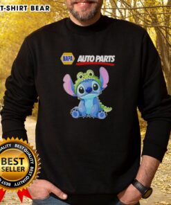 Hot Stitch Cosplay Crocodile X Napa Auto Parts sweatshirt featuring a vibrant design and comfortable fit for fans.