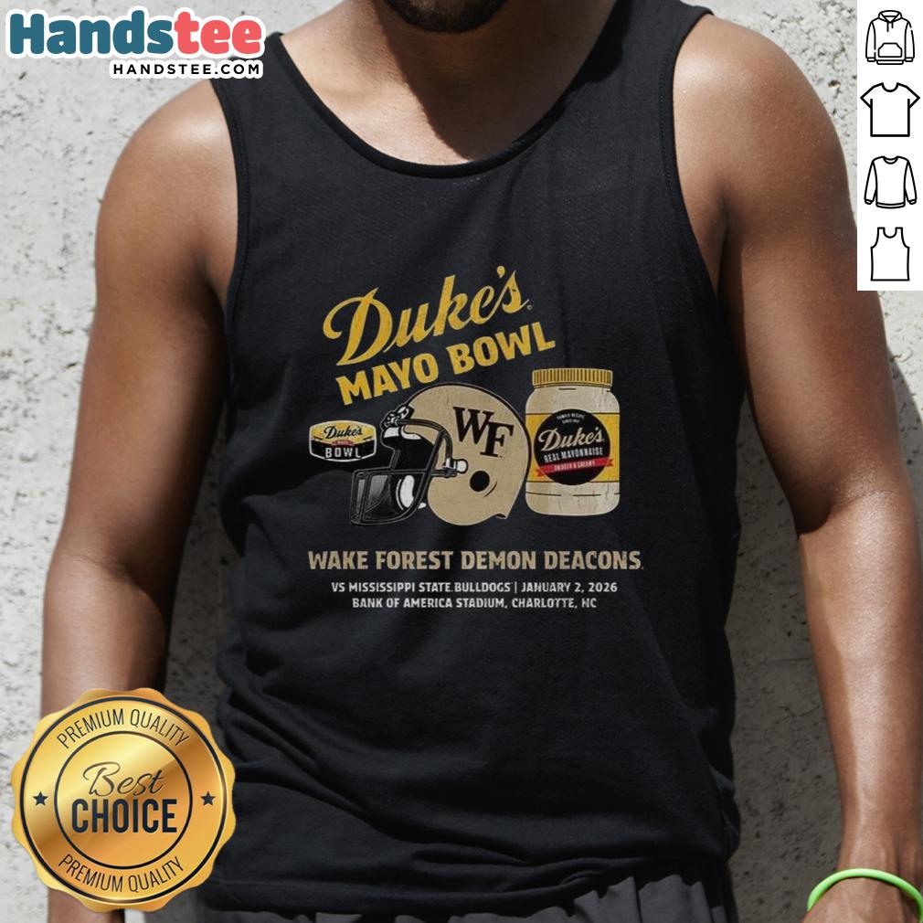 hot-wake-forest-demon-deacons-2026-dukes-mayo-bowl-tank-top Hot Wake Forest Demon Deacons 2026 Dukes Mayo Bowl tank top showcasing team pride and stylish fan apparel.