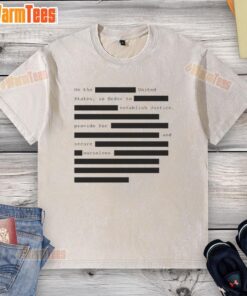 Hot We The United States justice t-shirt design featuring a patriotic graphic and bold text
