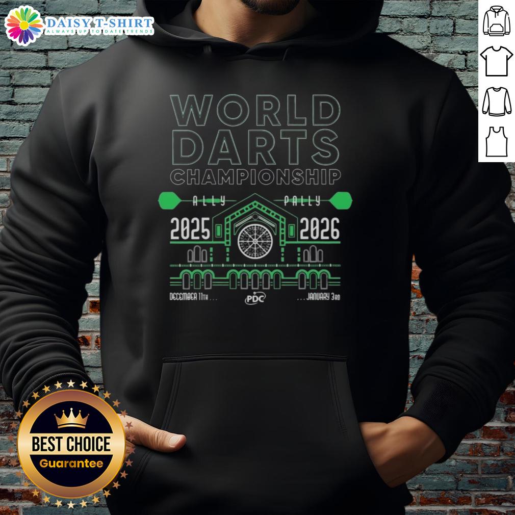 Hot World Darts Championship 2025 2026 Hoodie Stylish Hot World Darts Championship 2025-2026 hoodie featuring vibrant graphics and a comfortable fit for fans.