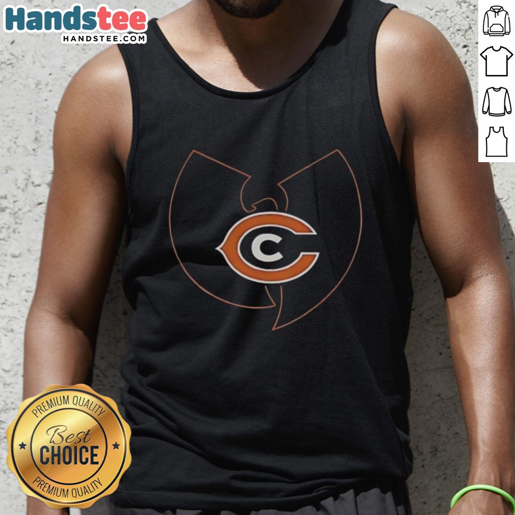 hot-wu-tang-clan-x-chicago-bears-mashup-logo-tank-top Hot Wu-Tang Clan x Chicago Bears mashup logo tank top featuring iconic designs for fans of hip-hop and sports.
