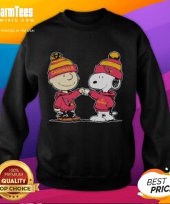 Nice Arizona Cardinals Snoopy and Charlie Brown best friends sweatshirt featuring vibrant graphics and cozy design.