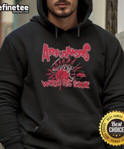 Nice Arkansas Razorbacks Woo Pig Sooie Slam Hoodie in red, perfect for game day and showing team spirit.