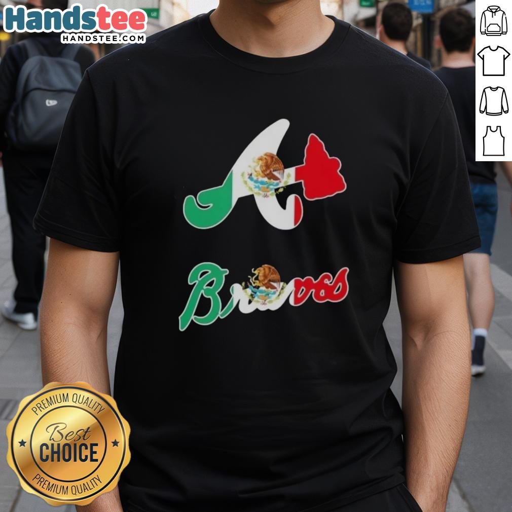 nice-atlanta-braves-baseball-x-mexican-flag-t-shirt Nice Atlanta Braves baseball T-shirt featuring a vibrant Mexican flag design, perfect for fans celebrating culture and sports.