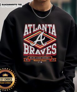 Cozy Nice Atlanta Braves Heater Sweatshirt featuring team logo, perfect for baseball fans and chilly game days.