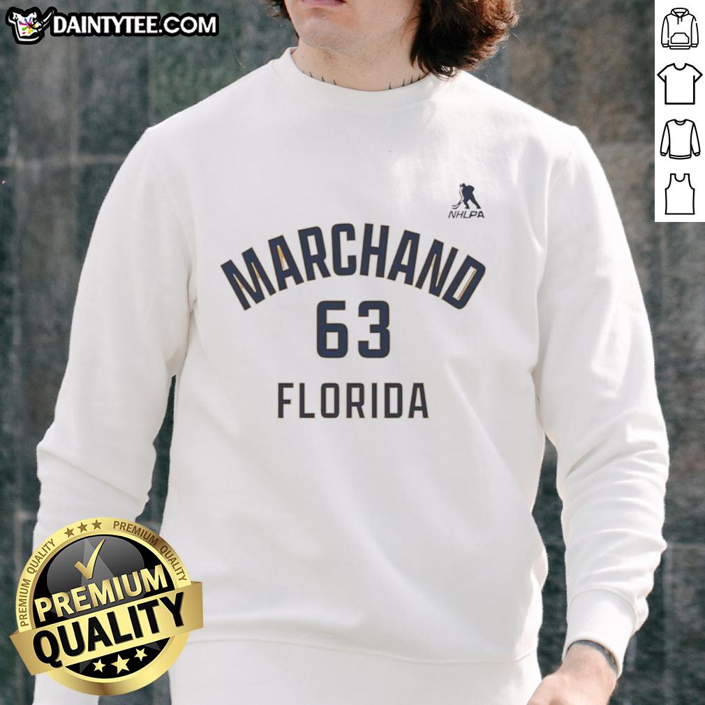 nice-brad-marchand-florida-panthers-ice-hockey-name-and-number-63-sweatshirt Nice Brad Marchand Florida Panthers Ice Hockey sweatshirt featuring name and number 63 for fans and collectors.
