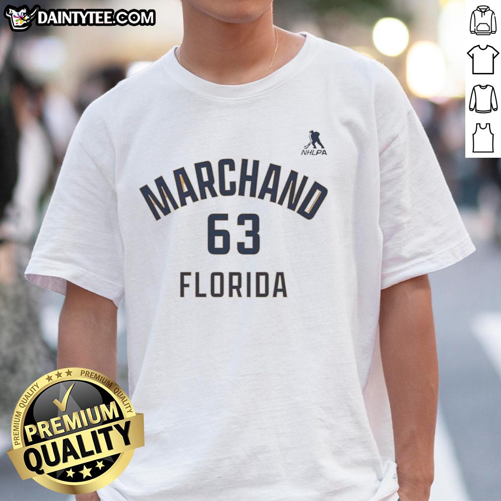 nice-brad-marchand-florida-panthers-ice-hockey-name-and-number-63-t-shirt Brad Marchand Florida Panthers Ice Hockey T-Shirt featuring name and number 63 in vibrant colors for fans.